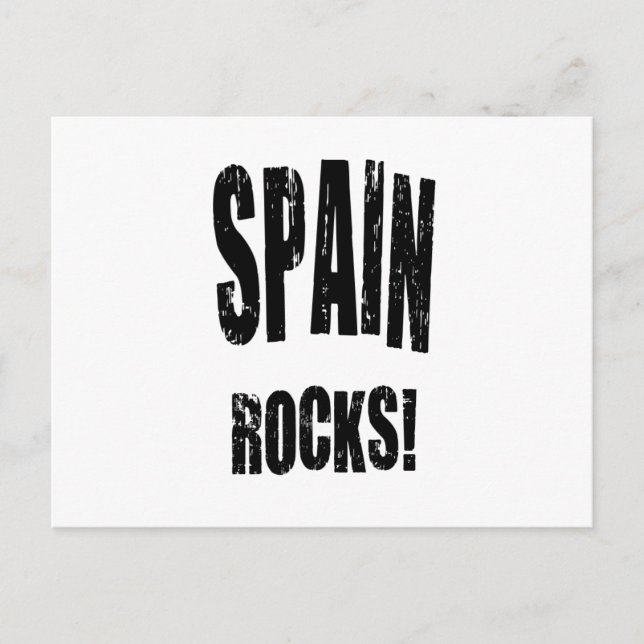 Spanien Steine! Postkarte (Vorderseite)