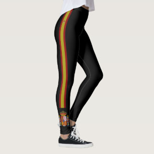 Spanien stripes Flagge Leggings