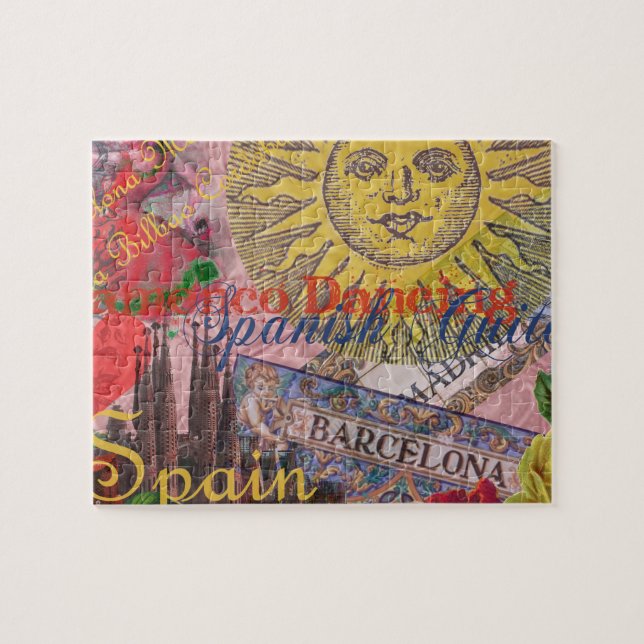 Spanien Sunshine Spanish Travel Art (Horizontal)