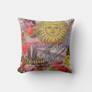 Spanien Sunshine Spanish Travel Art Kissen