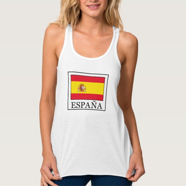 Spanien Tank Top (Vorderseite)