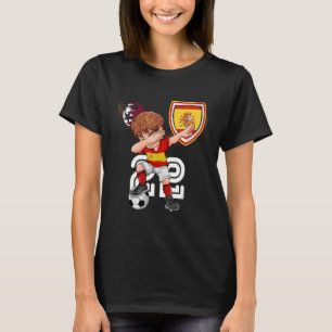 Spanien trobbing Fußball Boy Spainish Flag Footbal T-Shirt