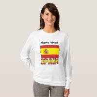 Spanien und die spanische Flagge Personalisierte F