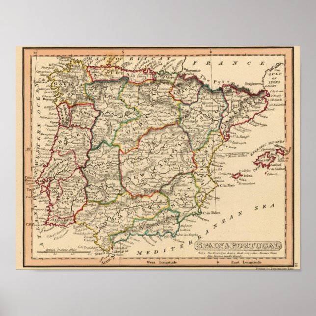 Spanien und Portugal 16 Poster (Vorne)