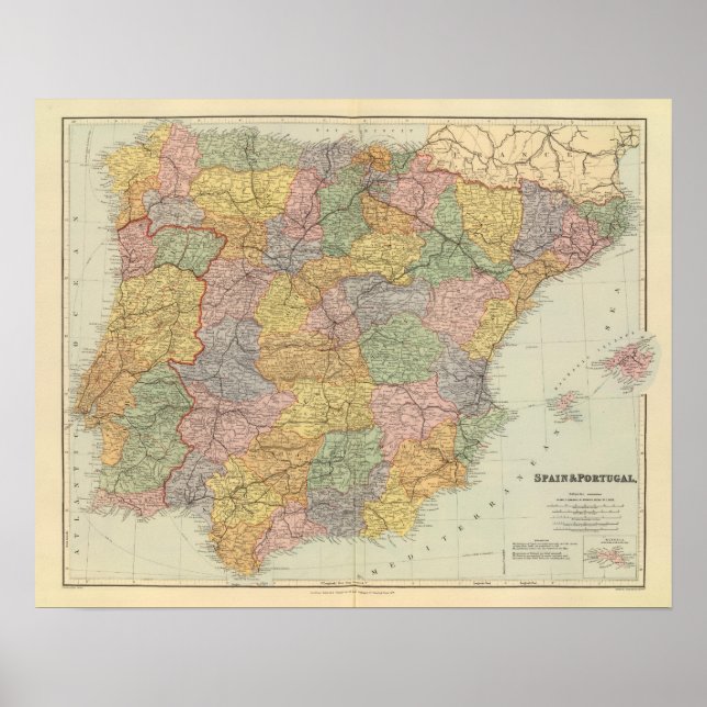 Spanien und Portugal 18 Poster (Vorne)