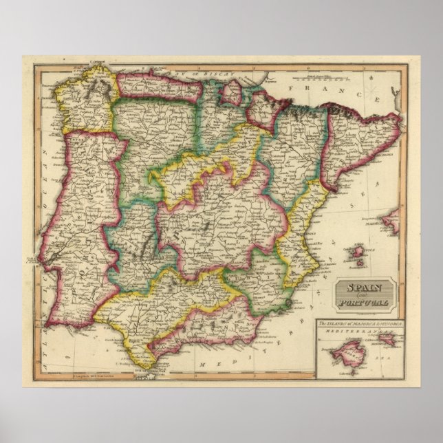 Spanien und Portugal 19 Poster (Vorne)