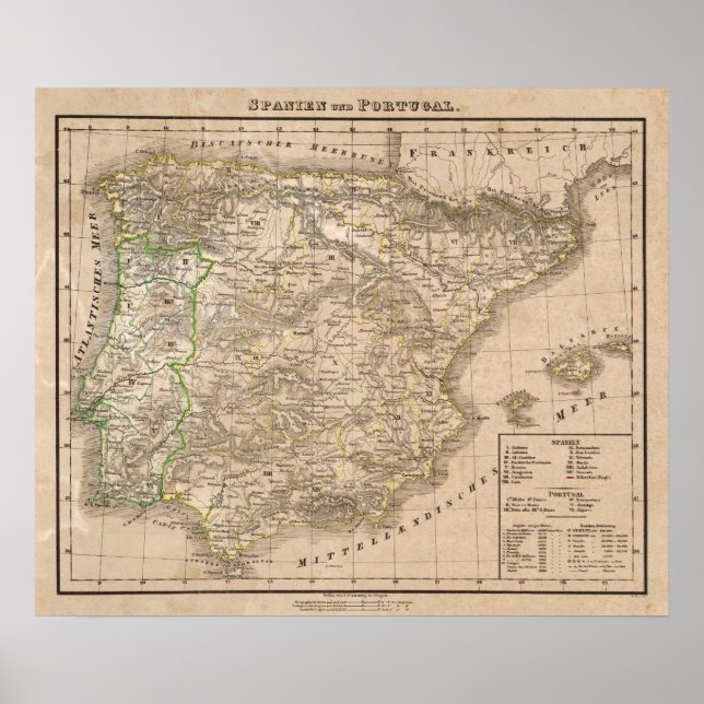Spanien und Portugal 20 Poster (Vorne)