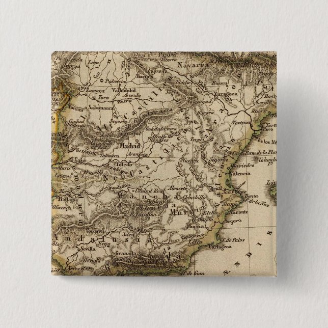 Spanien und Portugal 8 Button (Vorderseite)