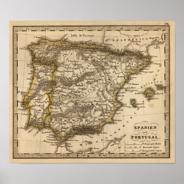 Spanien und Portugal 9 Poster (Vorne)