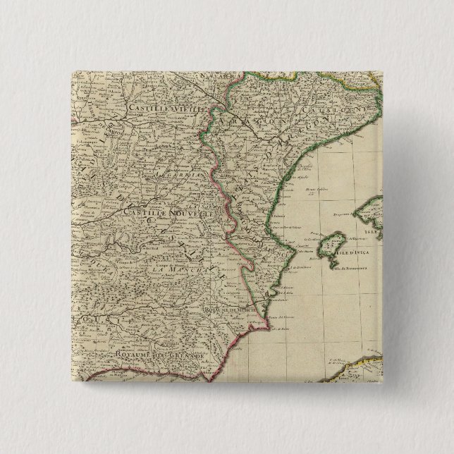 Spanien und Portugal Button (Vorderseite)