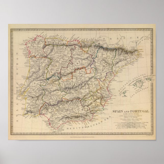 Spanien und Portugal Poster (Vorne)