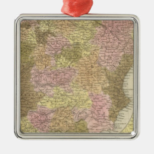 Spanien und Portugal Silbernes Ornament
