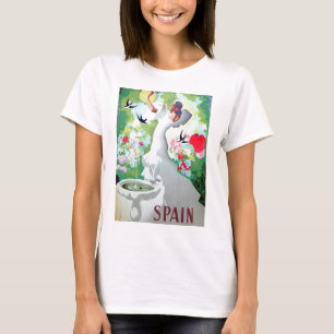 Spanien Vintage Bild T-Shirt