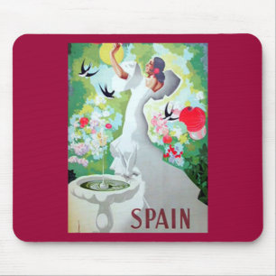 Spanien Vintage Image Mousepad