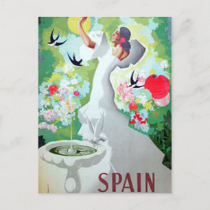 Spanien Vintage-Postkarte Postkarte