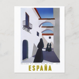 Spanien Vintage-Reise Postkarte