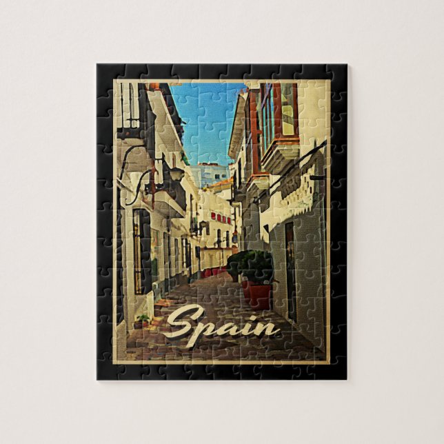 Spanien Vintage Travel (Vertikal)