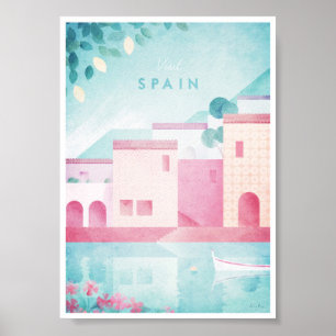 Spanien Vintage Travel Poster