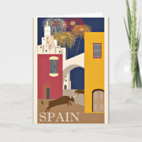 Spanien - Vintage Travel Poster