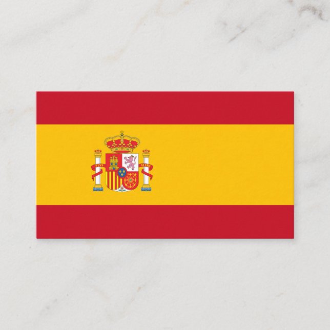 Spanien Visitenkarte (Vorderseite)