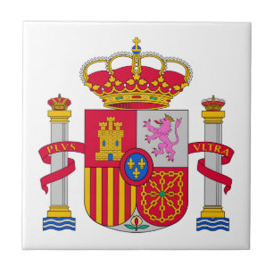 Spanien-Wappen Fliese