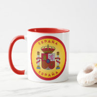 Spanien Wappen Kreisform 