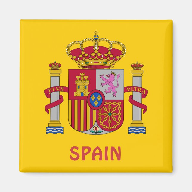SPANIEN* Wappen Magnet (Vorne)