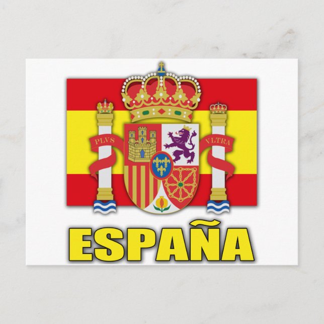 Spanien Wappen Postkarte (Vorderseite)