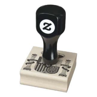 Spanien Wappen Rubber Briefmarke Gummistempel