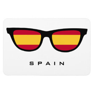Spanien weist benutzerdefinierten Text- und Farbma Magnet