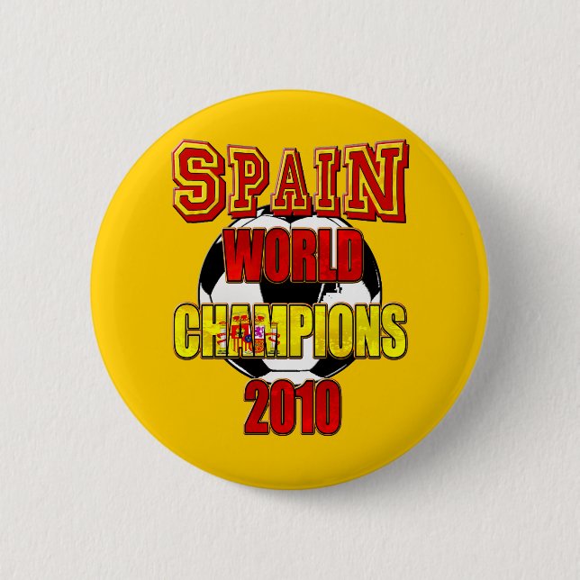 Spanien-Welt verficht 2010 Button (Vorderseite)