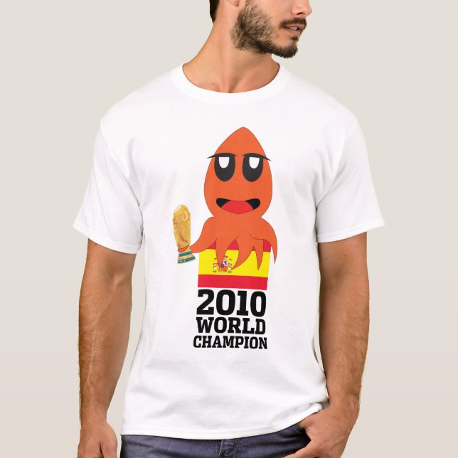 Spanien-Weltmeister (España campeón) T-Shirt (Vorderseite)