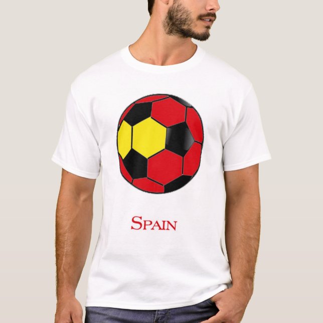 Spanien-Weltmeisterschaft-Fußball-T - Shirt (Vorderseite)