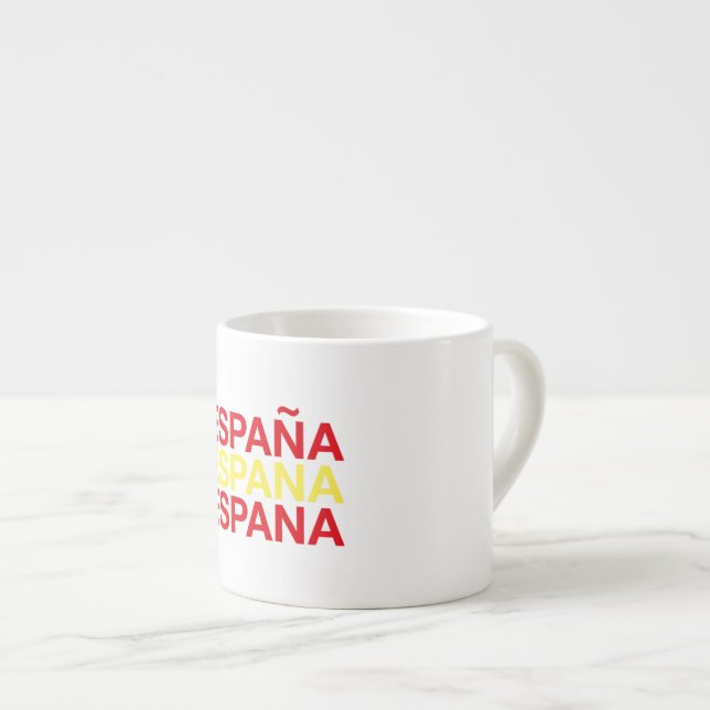 SPANIENFlag Espressotasse (Vorderseite Rechts)