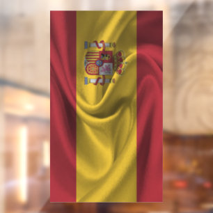 Spanienflagge Fensteraufkleber