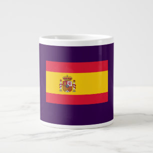Spanienflagge – Klassisches nationales Stolz-Desig Jumbo-Tasse