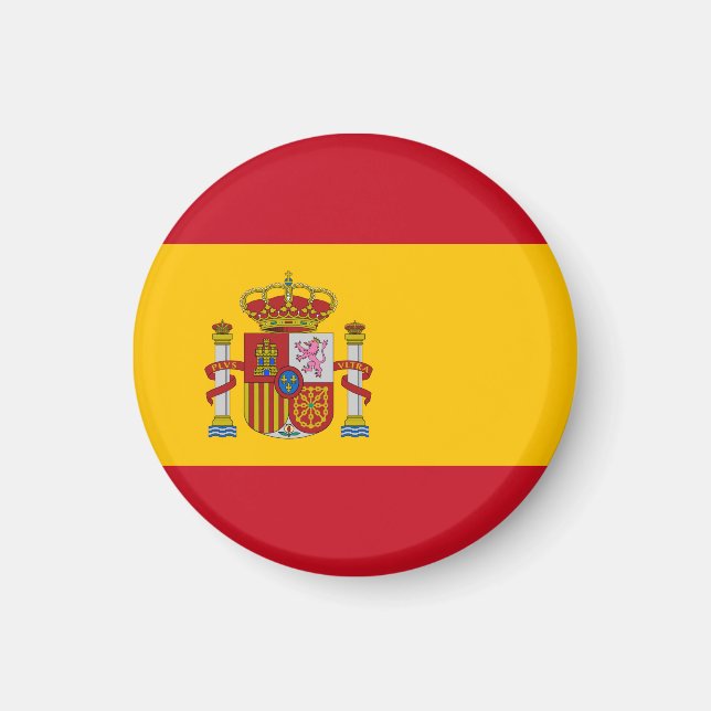 Spanienflagge Magnet (Vorne)