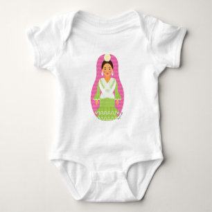 Spanierin Matrjoschka Baby Strampler