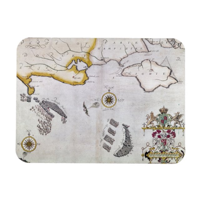 SPANISCH ARMADA, 1588 2 MAGNET (Horizontal)