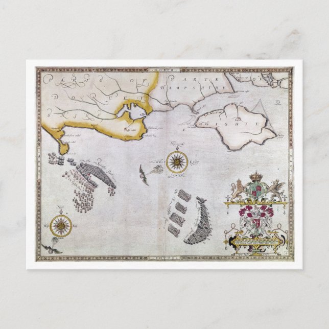 SPANISCH ARMADA, 1588 2 POSTKARTE (Vorderseite)