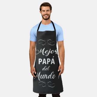 Spanisch Bester Vater in der Welt Logo-T - Shirt Schürze