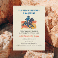 Spanisch Cowboy Wüste Wild West Geburtstag