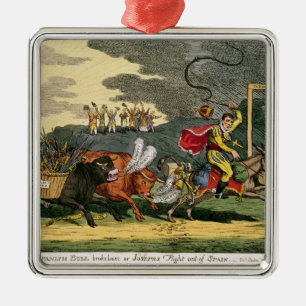 Spanisch, das Stier brach, verliert oder, Josephs Ornament Aus Metall