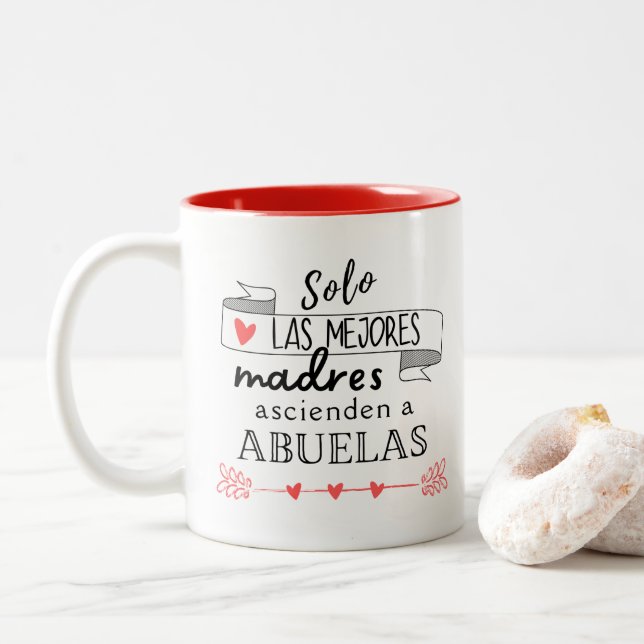 Spanisch für Oma / Abuela Tasse (Mit Donut)