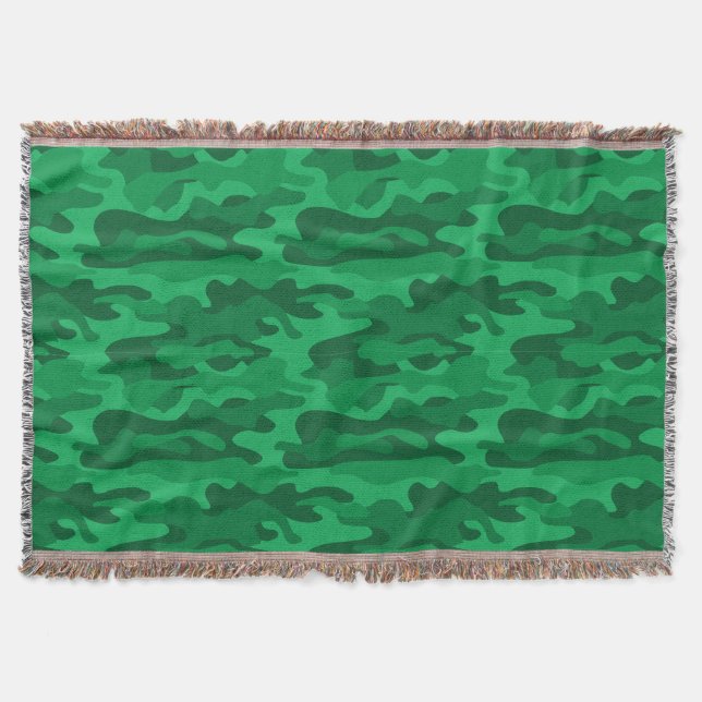 Spanisch-grüne Camouflage Decke (Vorderseite)