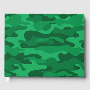 Spanisch-grüne Camouflage Gästebuch