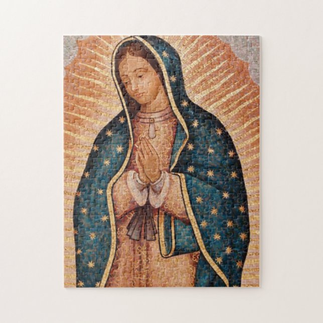 Spanisch Guadalupe Mary Beerdigung Gebet Heilig (Vertikal)
