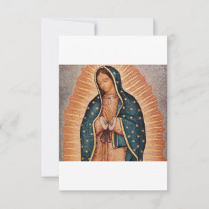 Spanisch Guadalupe Mary Beerdigung Gebet Heilig Save The Date