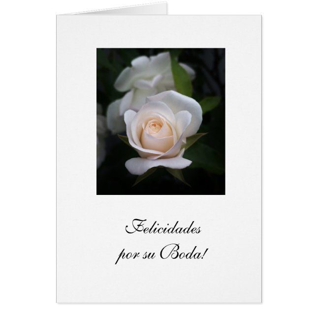Spanisch: Hochzeit Felicidades por SUs Boda/ (Vorne)