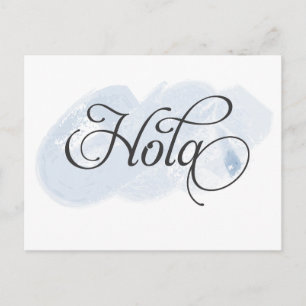 Spanisch - Hola Postkarte